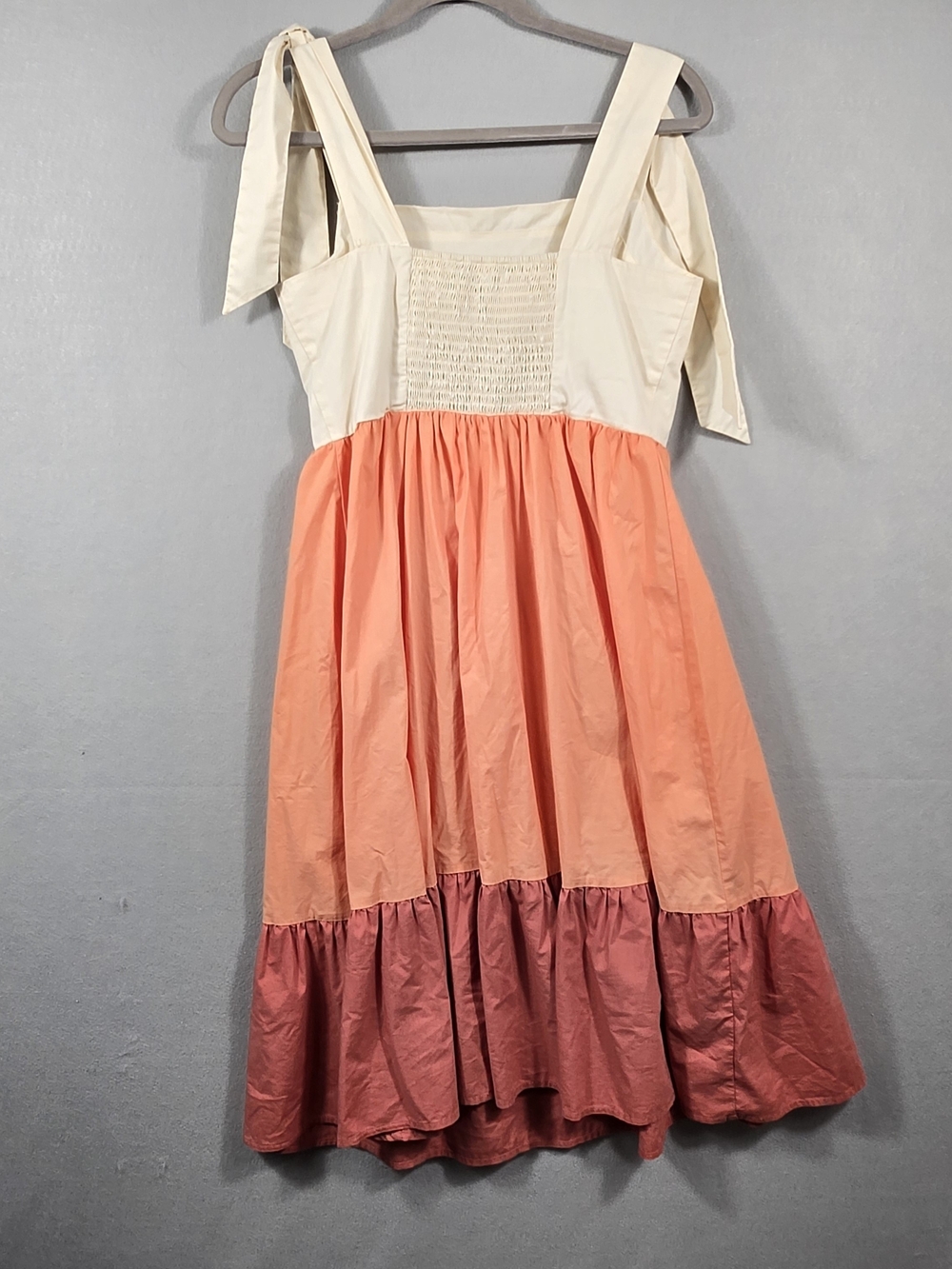 Title: Marc New York Colorblock Tiered Midi Dress - Size S - Picture 7 of 11